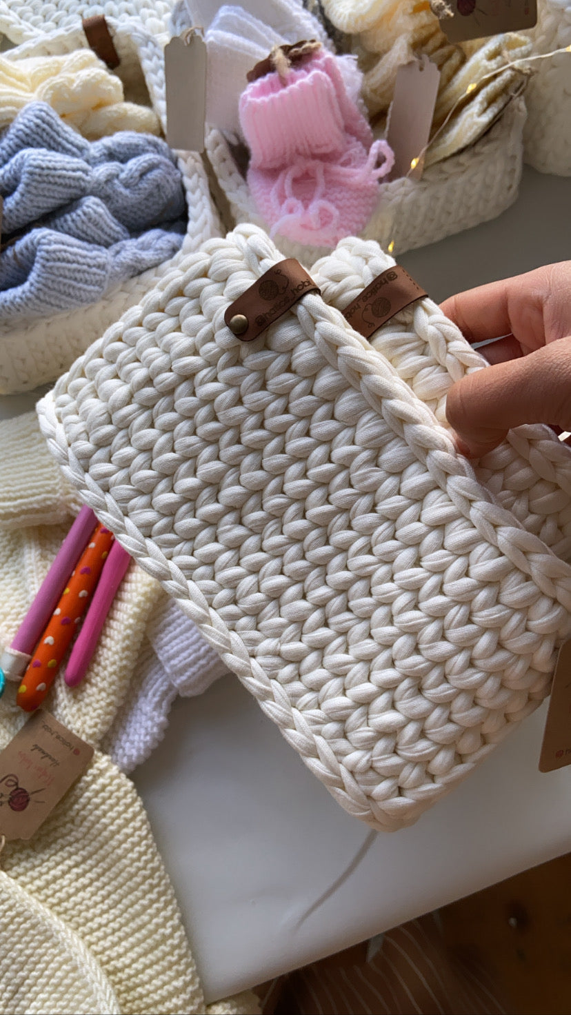 Square storage basket