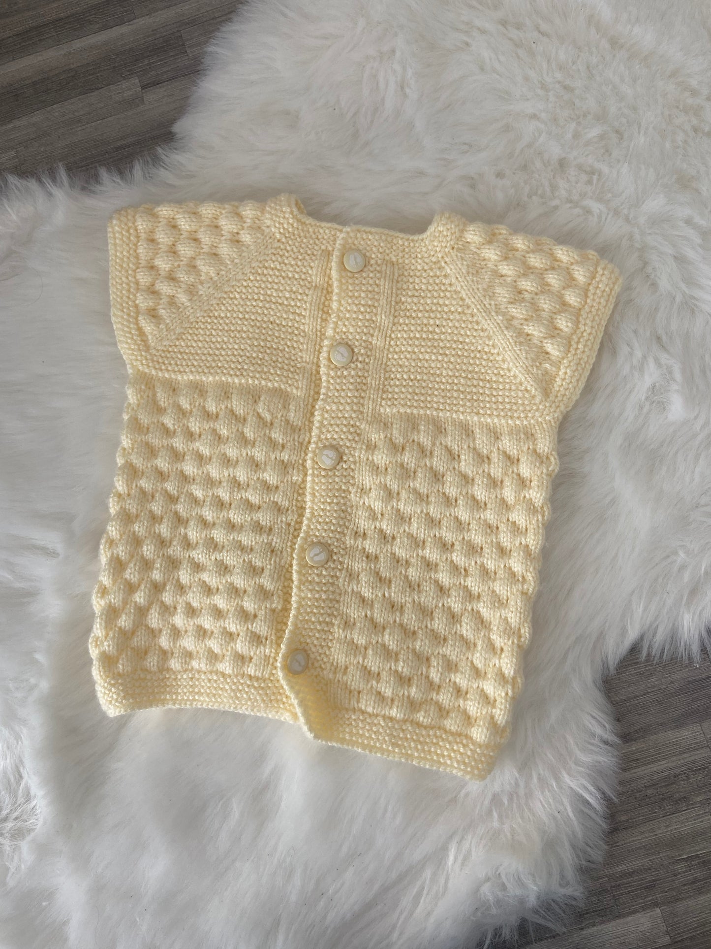 Bubble short sleeve vest