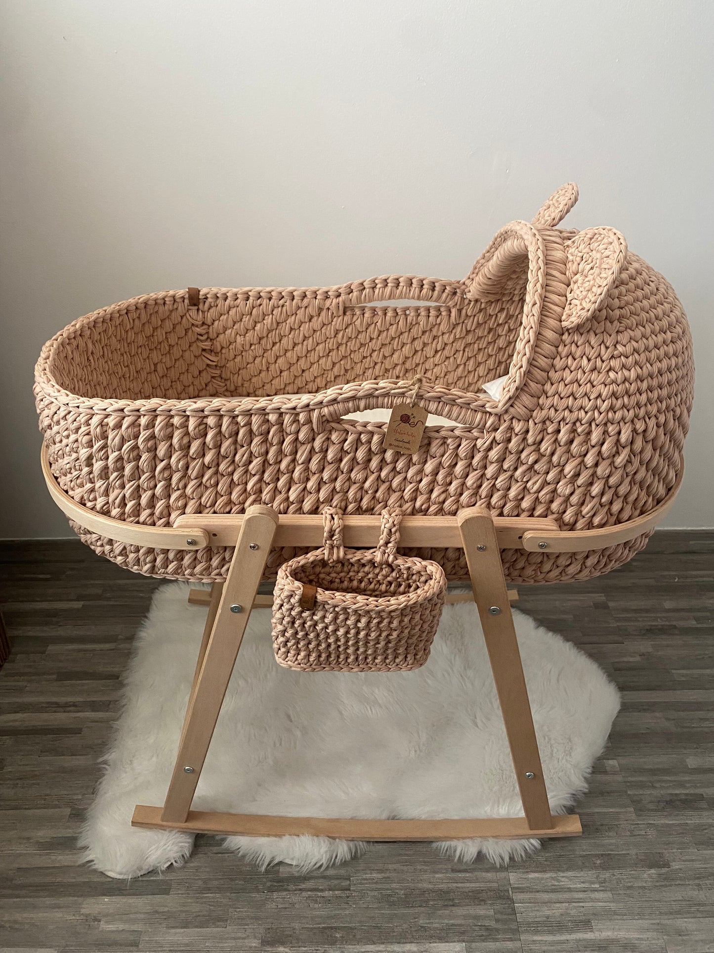 Berceau boncuk 80cm + panier à langer