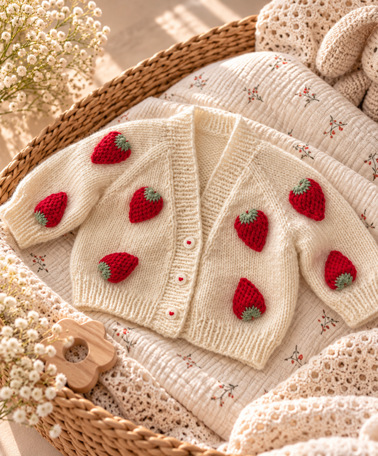 Gilet manche longue Fraise 🍓