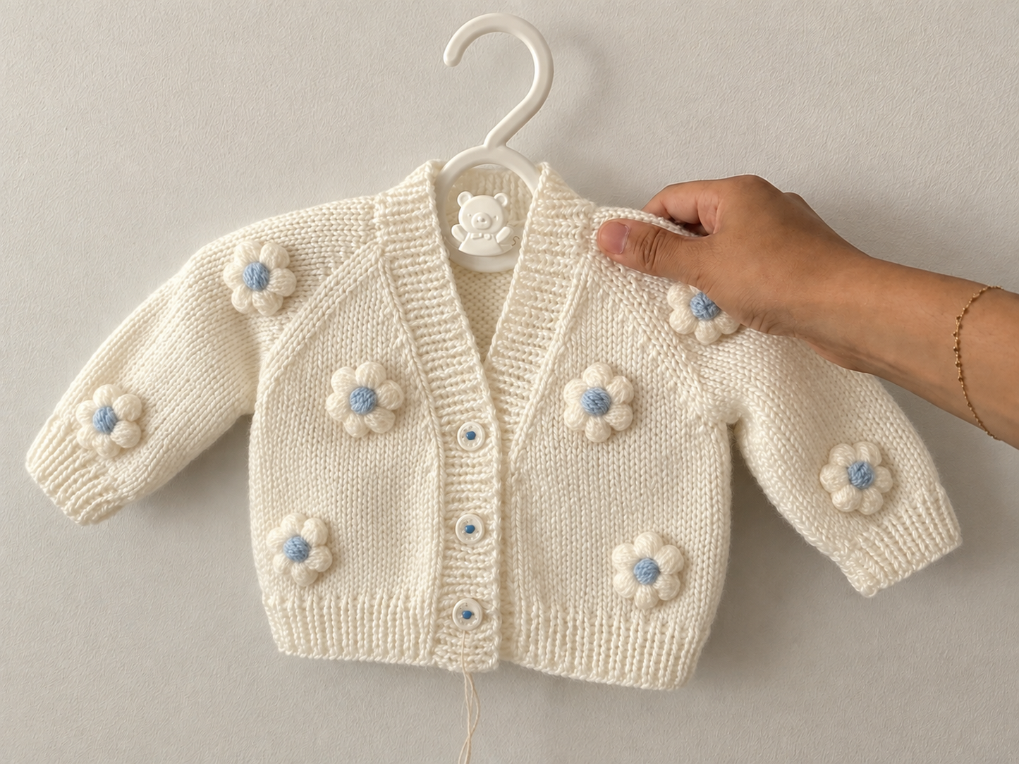 Gilet manche longue Fleurie 🌸