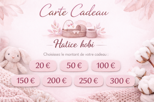 Cartes cadeaux HaticeHobi