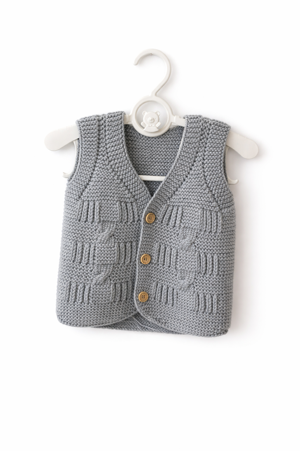 Braided short sleeve vest