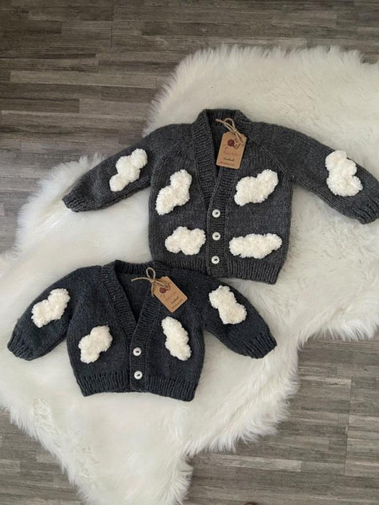 Gilet manche longue nuage gris (disponible de suite)